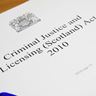 Criminal Justice and Licensing Act 300 x 300 colour JPG image