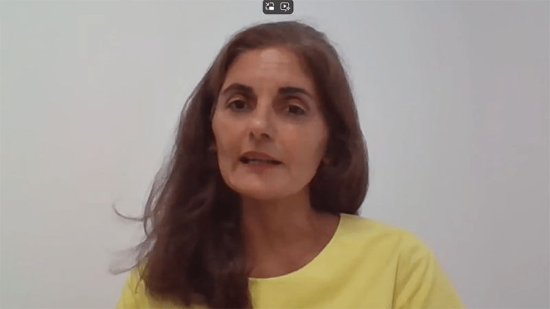 Professor Trish McCulloch, University of Dundee, speaking remotely