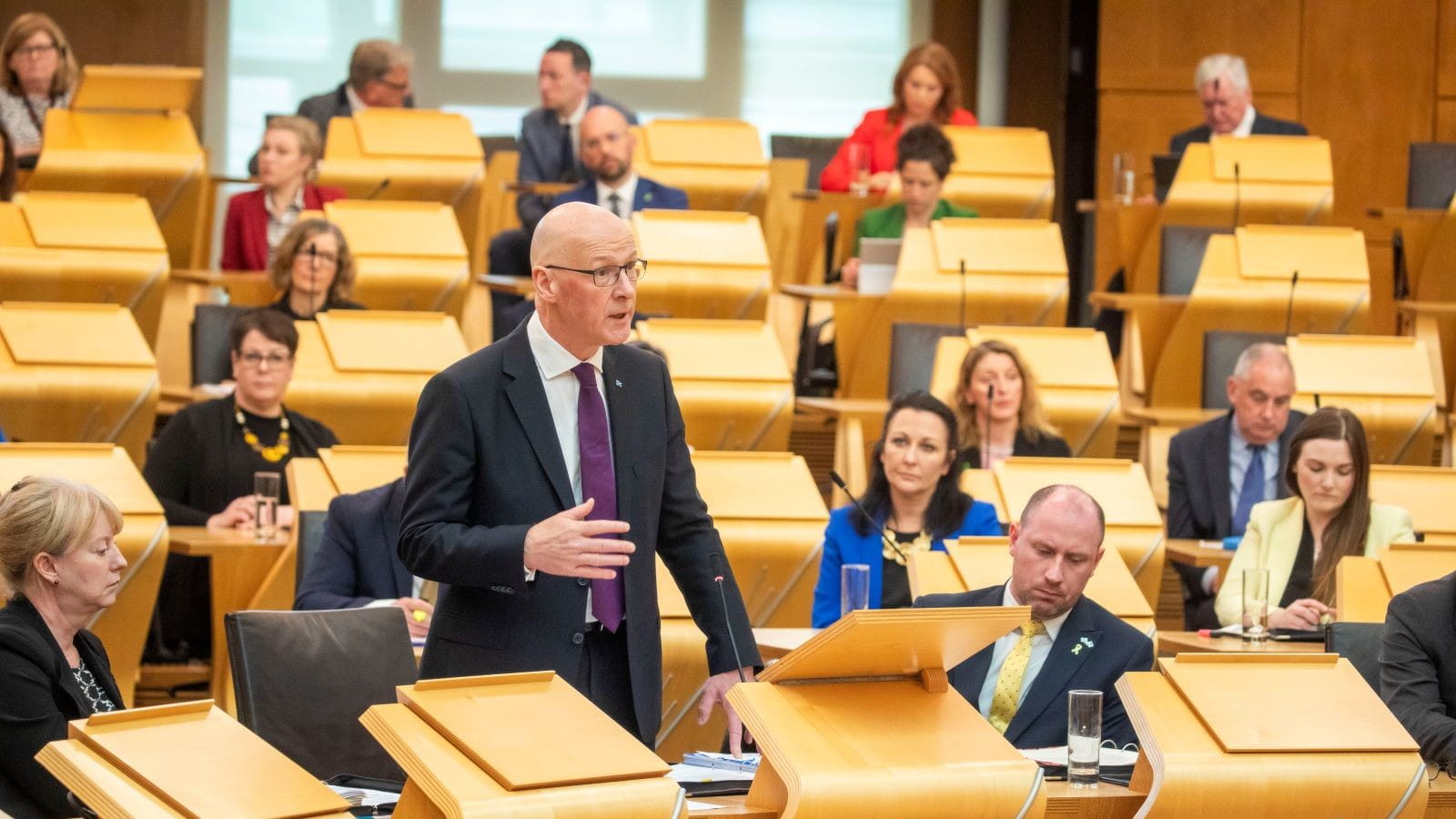 First Minister John Swinney