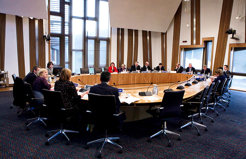 a committee meeting taking place