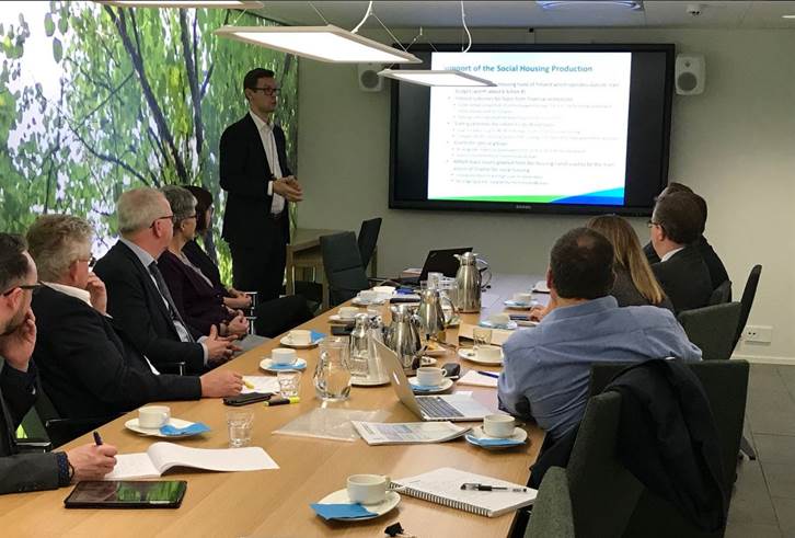 The Committee visit Finland as part of Homelessness inquiry