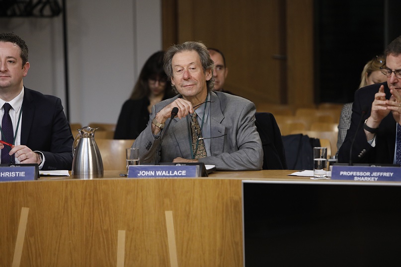 John Wallace giving evidence to the Education and Skills Committee