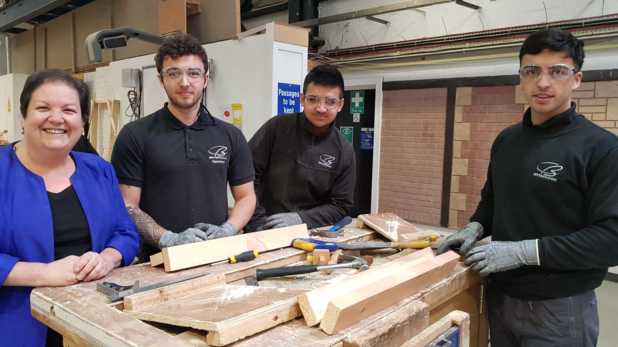 Jackie Baillie visited City Building Ltd on 12 March 2019.