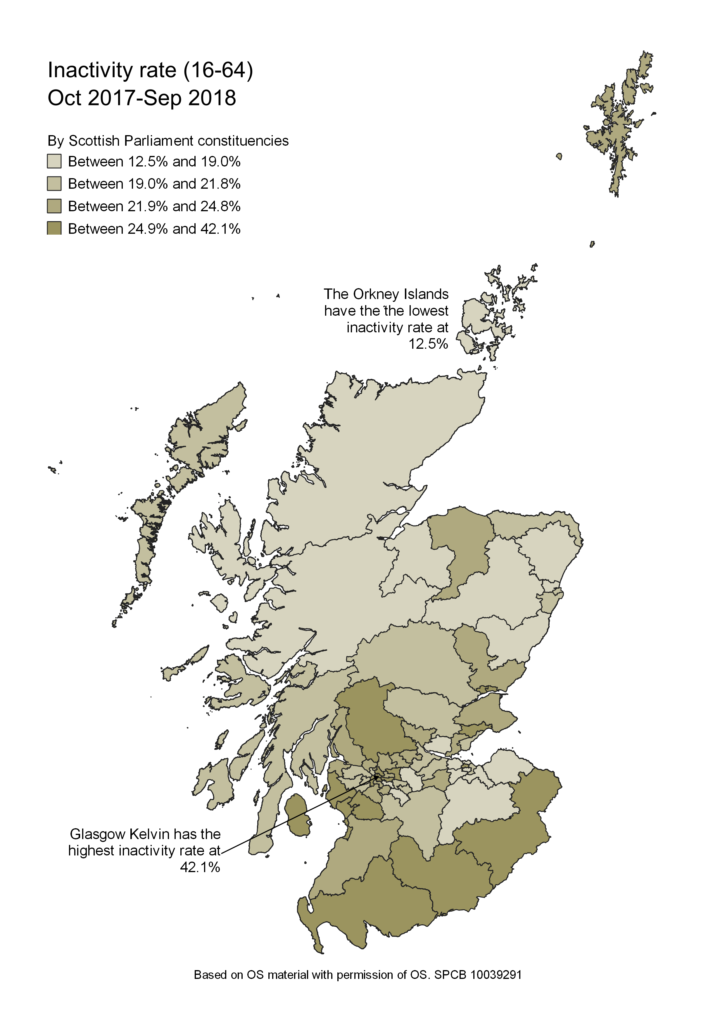 The unemployment rates for people aged between 16 and over for each Scottish Parliamentary constituency.